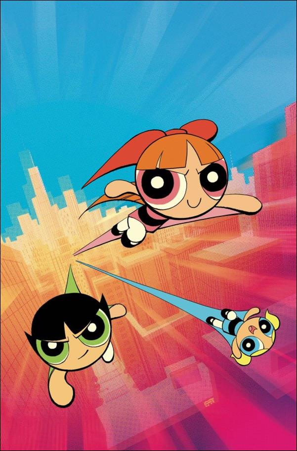 Powerpuff Girls (2024) issue 1-F Leonardo Romero Foil Virgin Cover