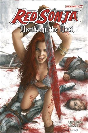 Red Sonja: Death and the Devil issue 3-B Cover by Celina