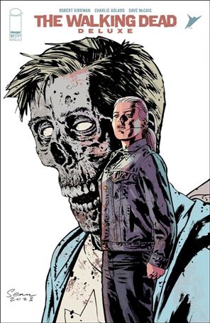 Walking Dead Deluxe issue 91-C Sean Phillips Connecting Cardstock Cover