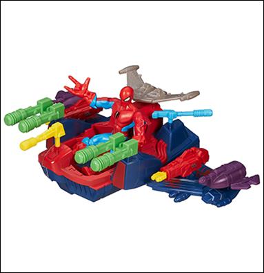 Marvel Super Hero Mashers (Vehicles)  figure 3-B Spider-Man with Skycrawler (Loose)
