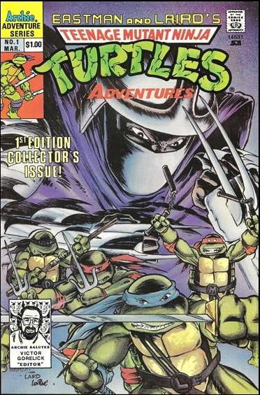 Teenage Mutant Ninja Turtles Adventures (1989) issue 1-E Archie Salutes Victor Gorelick (4th Printing)