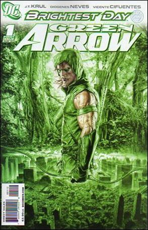 Green Arrow (2010/08) issue 1-C Mauro Cascioli Green Cover (2nd Printing)