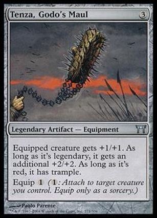 Magic the Gathering: Champions of Kamigawa (Base Set) card 271 Tenza, Godo's Maul