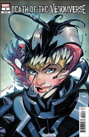 Death of the Venomverse issue 4-B Mark Bagley Cover