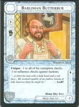Middle-Earth: The Wizards (Base Set) card 44 Barliman Butterbur