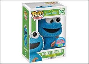 Pop! Sesame Street figure 2-B Cookie Monster (Flocked)