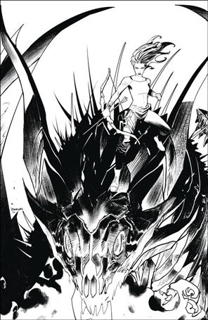 Once & Future issue 21-B Dan Mora 1:10 Black & White Virgin Cover