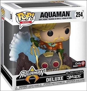 POP! Heroes figure 254 Aquaman Jim Lee Collection GameStop