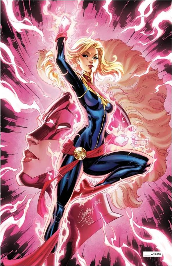 Captain Marvel (2019) issue 7-C J. Scott Campbell Glow in the Dark Cover 1/3000