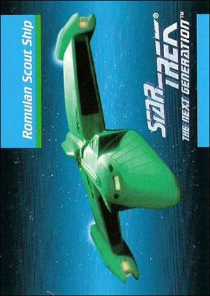 Star Trek: The Next Generation - Inaugural Edition (Base Set) card 35 Romulan Scout Ship