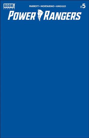 Power Rangers issue 5-C Blue Blank Cover