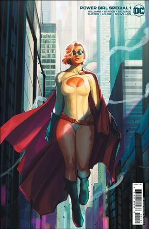 Power Girl Special issue 1-G Taj Tenfold 1:50 Cardstock Cover