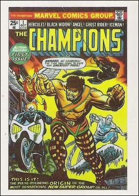 Marvel Super Heroes First Issue Covers (Base Set) card 34 Champions
