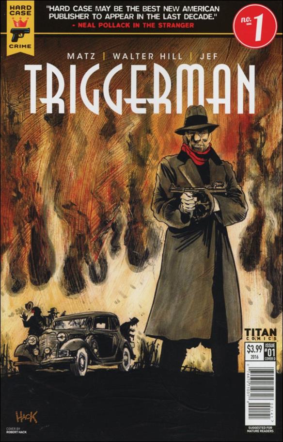 Triggerman (2016) issue 1-D Robert Hack Cover