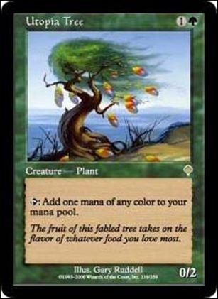 Magic the Gathering: Invasion (Base Set) card 219 Utopia Tree