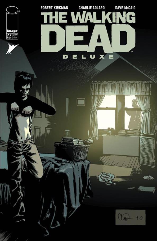 Walking Dead Deluxe issue 77-B Charlie Adlard Cover