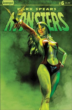 Mark Spears Monsters issue 6-C Mark Spears "Vampirella" Cover