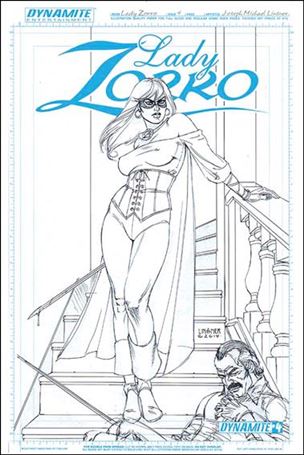 Lady Zorro (2014) issue 4-B 1:10 Sketch Cover