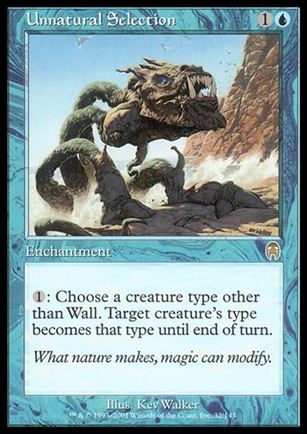 Magic the Gathering: Apocalypse (Base Set) card 32 Unnatural Selection