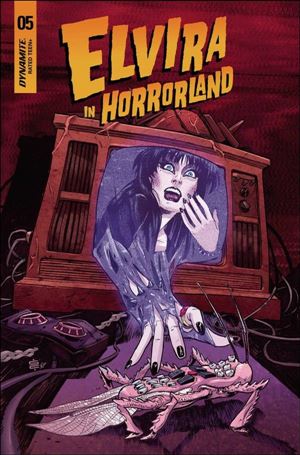Elvira in Horrorland issue 5-C Silvia Califano Cover