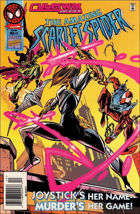 Amazing Scarlet Spider issue 2-B Newsstand Edition / Price Variant