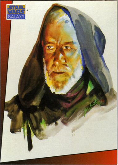 Star Wars Galaxy: Series 1 (Base Set) card 6 Obi-Wan "Ben" Kenobi