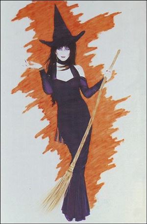 Elvira Mistress of the Dark (Base Set) card 56