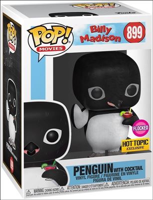 POP! Movies figure 899-B Penguin With Cocktail (Flocked) Hot Topic