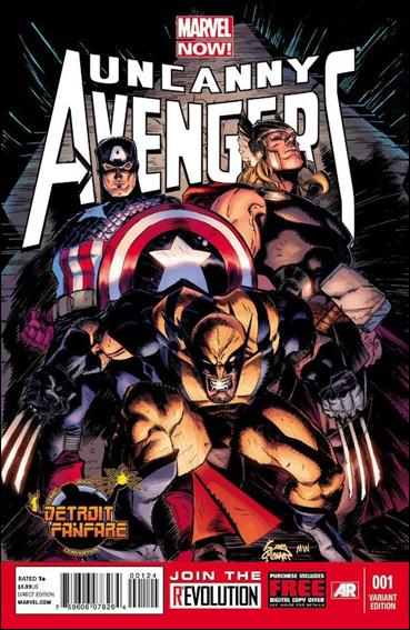 Uncanny Avengers (2012) issue 1-T Ryan Stegman Detroit Fanfare Cover