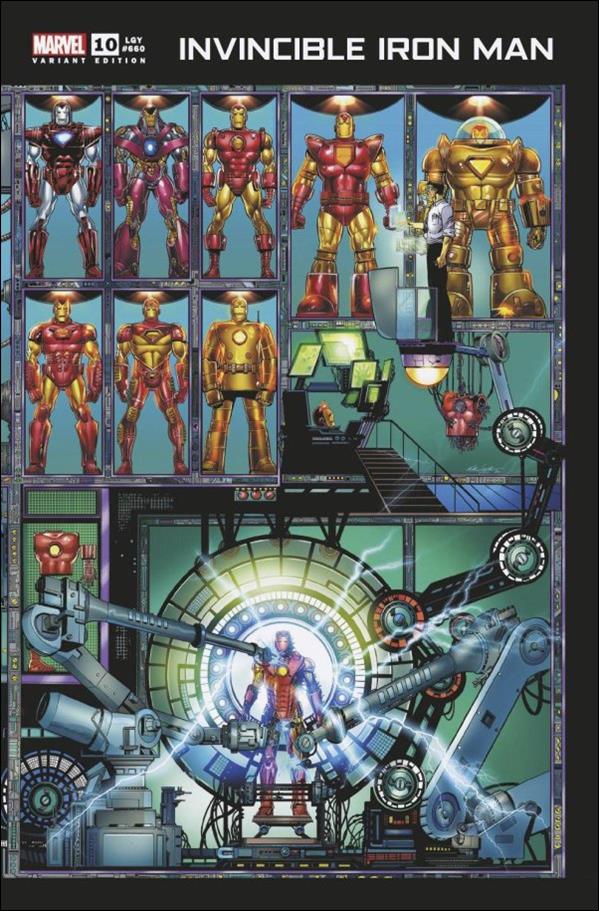 Invincible Iron Man (2022) issue 10-E Bob Layton Wraparound Cover