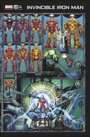 Invincible Iron Man (2022) issue 10-E Bob Layton Wraparound Cover