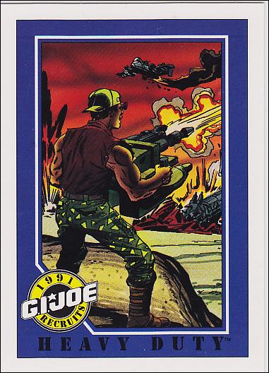 G.I. Joe (Base Set) card 125 Heavy Duty