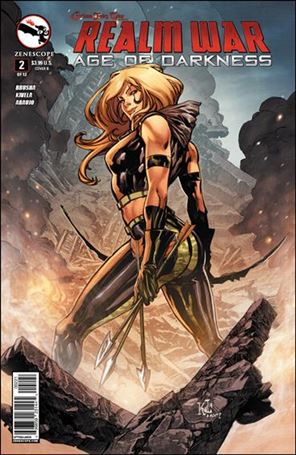 Grimm Fairy Tales Presents Realm War: Age of Darkness issue 2-B Ken Lashley Cover