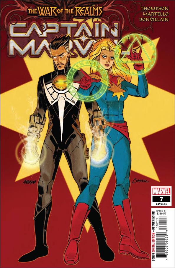 Captain Marvel (2019) issue 7 Dave Johnson & Amanda Conner Cover
