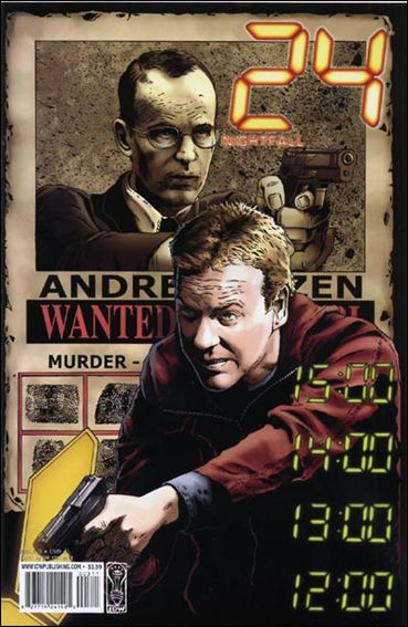 24: Nightfall issue 3 Joe Corroney Cover
