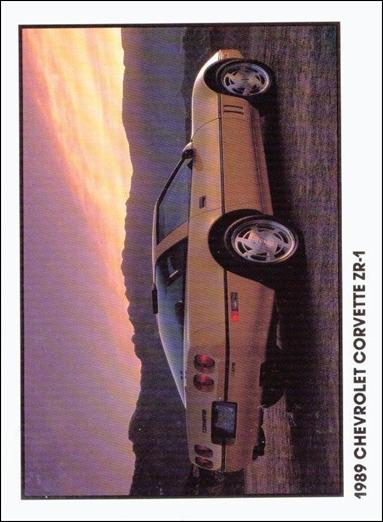 Sports Cars (1989)  (Base Set) card 7 1989 Chevrolet Corvette ZR-1