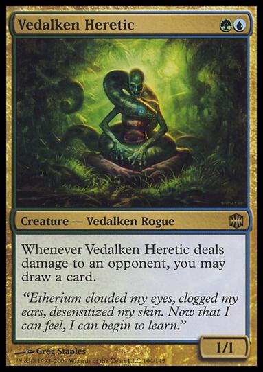 Magic The Gathering: Alara Reborn (Base Set) card 104 Valalken Heretic