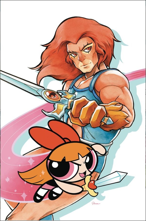 ThunderCats / The Powerpuff Girls issue 1-J Saowee Virgin 1:15 Cardstock Cover