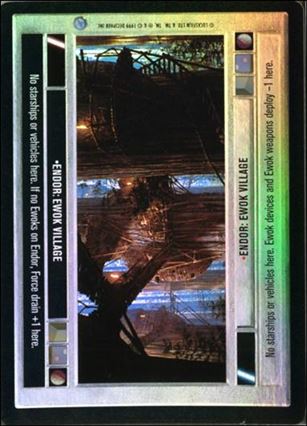 Star Wars: Endor Limited (Foil Subset) card 17 Endor: Ewok Village
