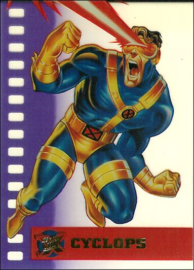 1995 Fleer Ultra X-Men (Suspended Animation Subset) card 2 Cyclops