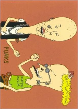 Beavis and Butt-Head (Base Set) card '7769' Punks