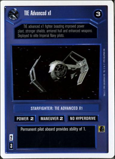 Star Wars: Premiere Unlimited (Base Set) card 141 TIE Advanced x1