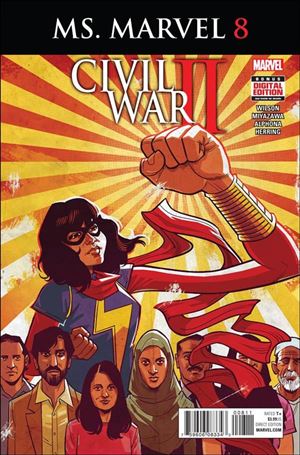 Ms. Marvel (2016) issue 8 Cameron Stewart Cover
