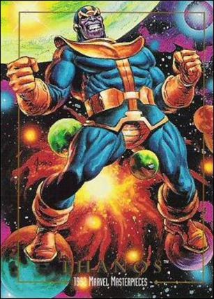 1992 Marvel Masterpieces (Base Set) card 83 Thanos