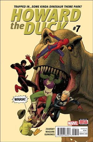 Howard the Duck (2016) issue 7 Kevin Maguire and Joe Quinones Cover