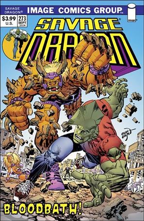 Savage Dragon (1993) issue 273-B Erik Larson 70's Trade Dress Cover