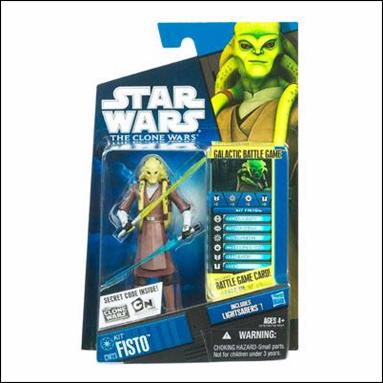 Star Wars: The Clone Wars Collection 3 3/4" Figures (2010) figure CW23 Kit Fisto