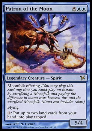 Magic the Gathering: Betrayers of Kamigawa (Base Set) card 45 Patron of the Moon