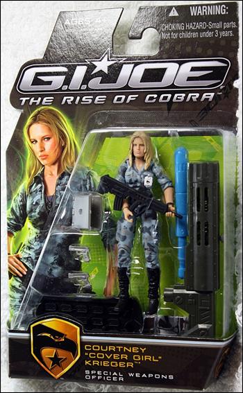 G.I. Joe Movie - The Rise of Cobra Basic 3 3/4" Action Figures figure 20 Courtney "Cover Girl" Krieger - Special Weapons 