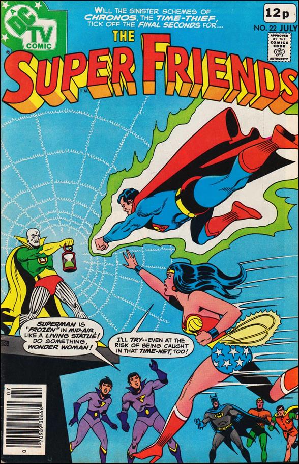 Super Friends (1976) issue 22-C UK Price Cover